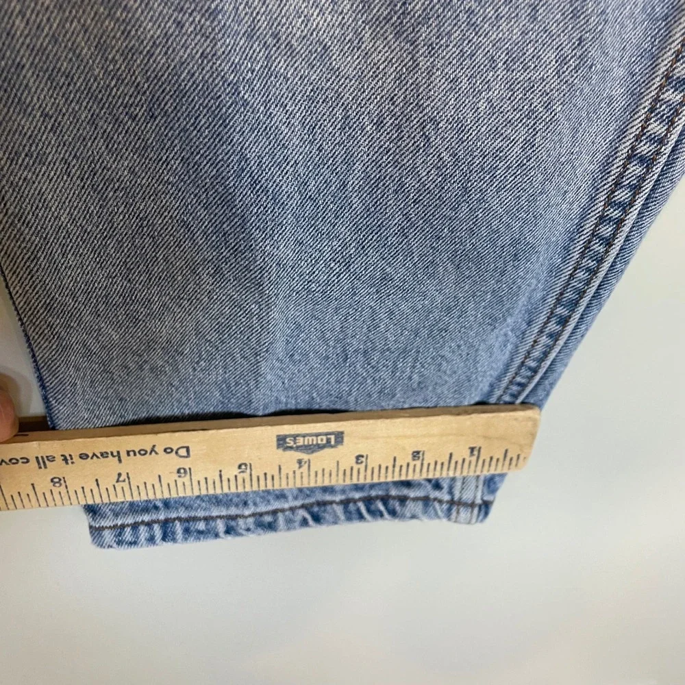 Levis 550 Orange Tab Vintage Mens Relaxed Fit Tapered Leg Jeans Light Wash 40x32